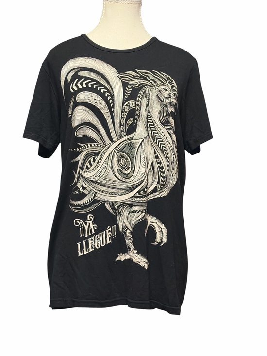 El Gallo Other - Men's Black Graphic Rooster Short Sleeve Tee